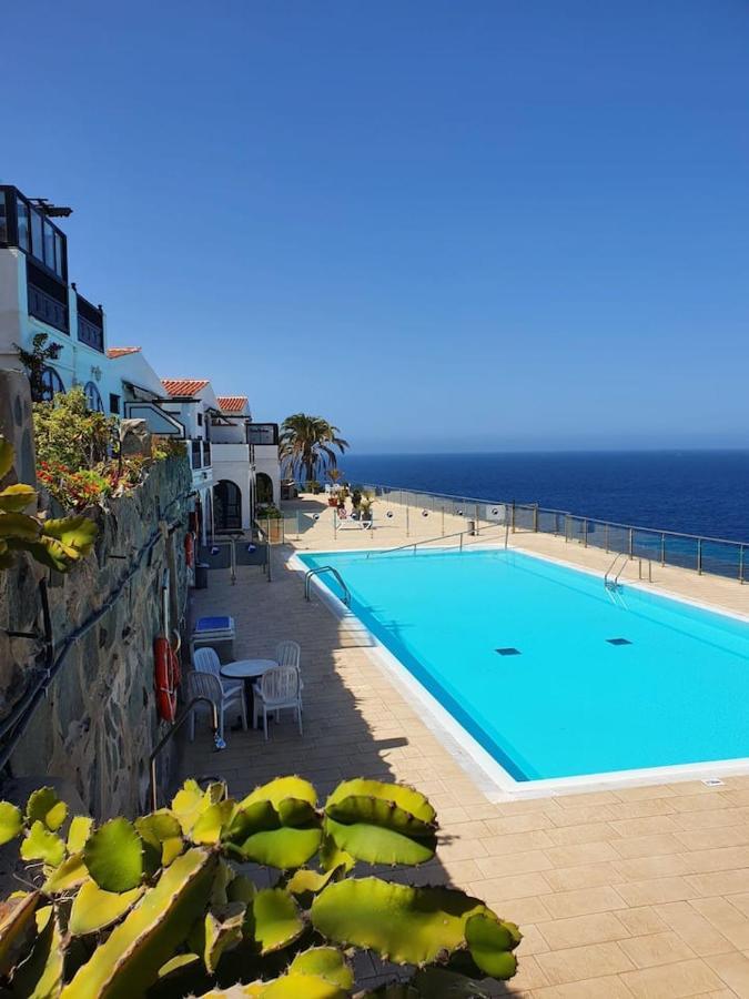 Very Romantic Seaview Apartment Patalavaca Mogan With Warm Pool Екстер'єр фото