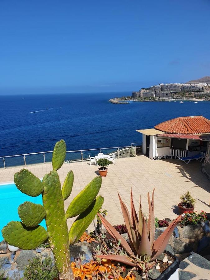 Very Romantic Seaview Apartment Patalavaca Mogan With Warm Pool Екстер'єр фото