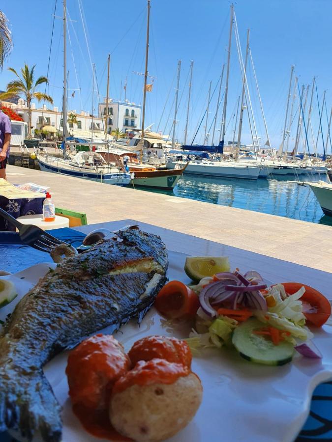 Very Romantic Seaview Apartment Patalavaca Mogan With Warm Pool Екстер'єр фото