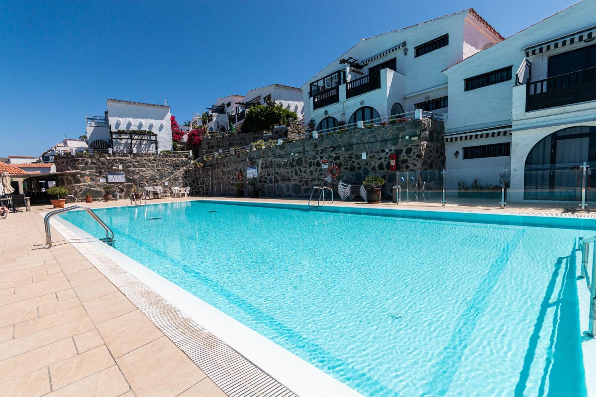 Very Romantic Seaview Apartment Patalavaca Mogan With Warm Pool Екстер'єр фото